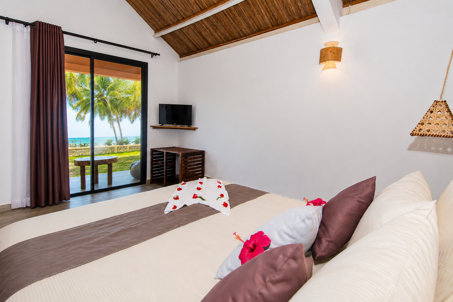 Bungalow double vue sur océan
